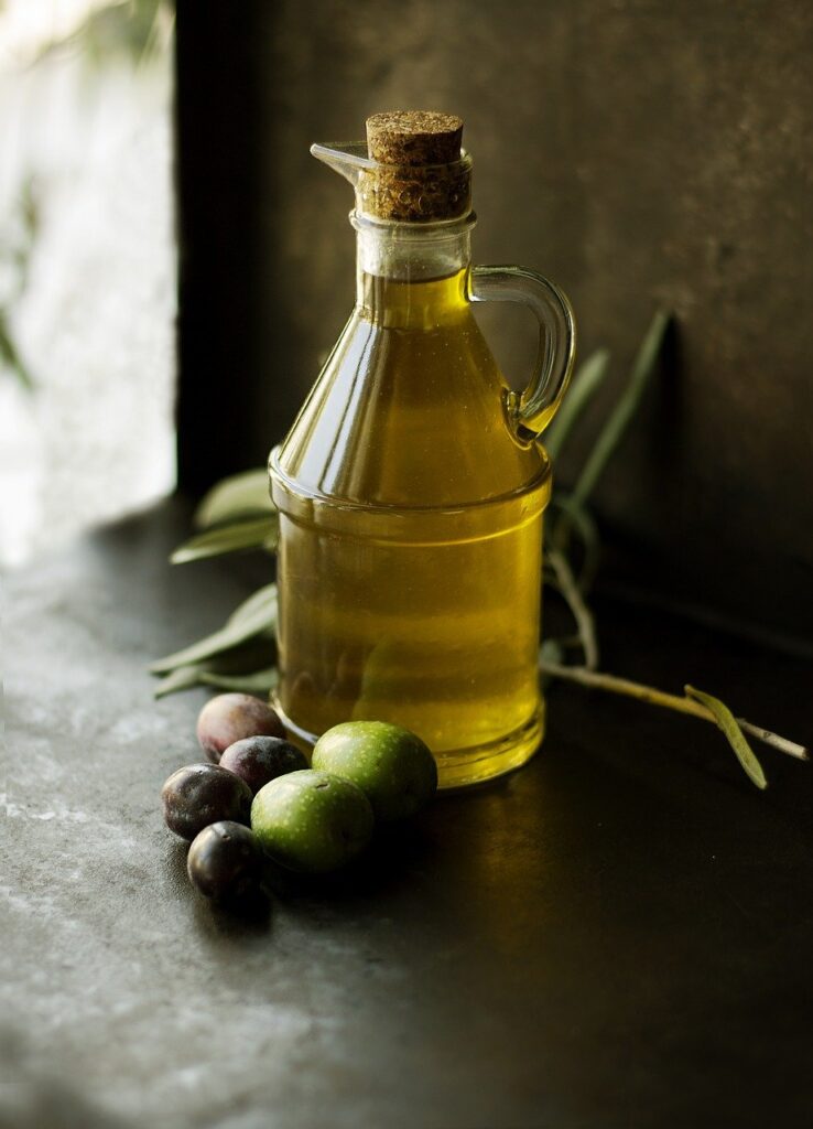 olive oil, bottle, color